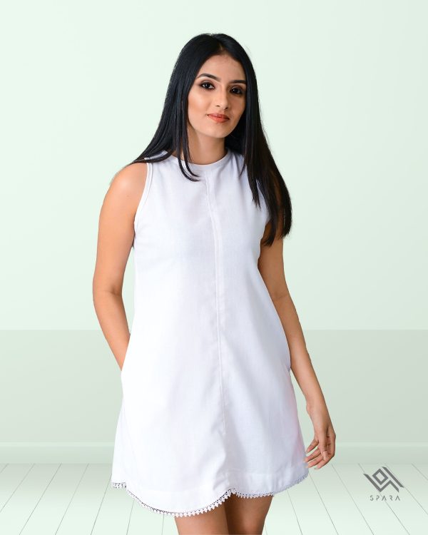 White Shift Dress